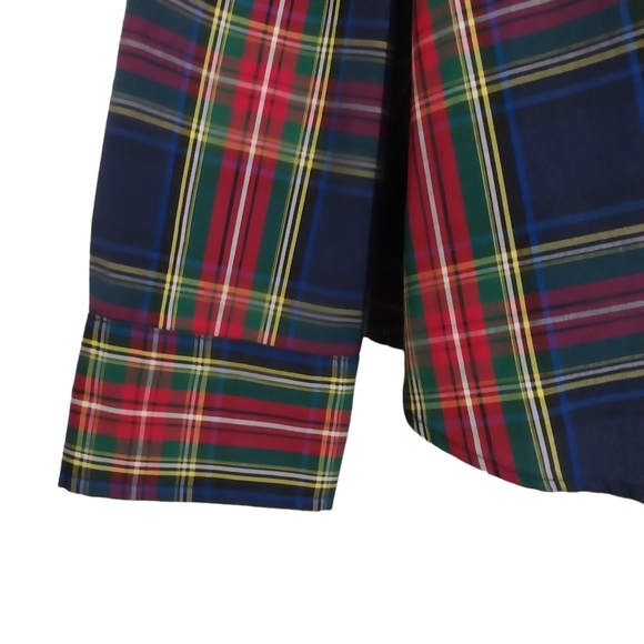 Talbots Plaid Button Down Long Sleeve Shirt Sz 12 - Picture 3 of 6